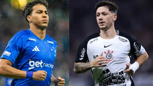 Kaio Jorge e Garro são os destaques dos times para o jogo – Fotos: Fernando Moreno/AGIF e Marcello Zambrana/AGIF