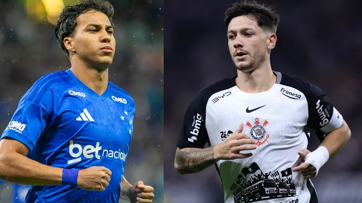 Kaio Jorge e Garro são os destaques dos times para o jogo - Fotos: Fernando Moreno/AGIF e Marcello Zambrana/AGIF
