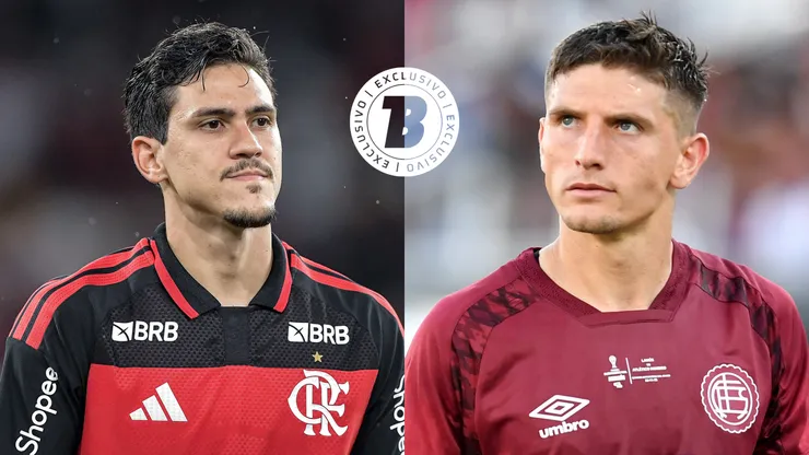 Pedro e Castillo. Foto: Thiago Ribeiro/AGIF - Christian Alvarenga/Getty Images