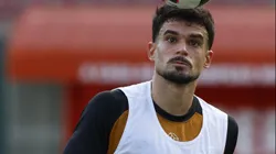 Cauly durante sua primeira semana de treinos no São Paulo - Foto: Rubens Chiri / São Paulo FC