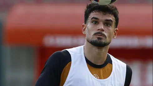 Cauly durante sua primeira semana de treinos no São Paulo - Foto: Rubens Chiri / São Paulo FC