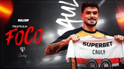 Cauly chega para deixar o São Paulo mais forte e competitivo - Foto: Flickr Oficial São Paulo Futebol Clube