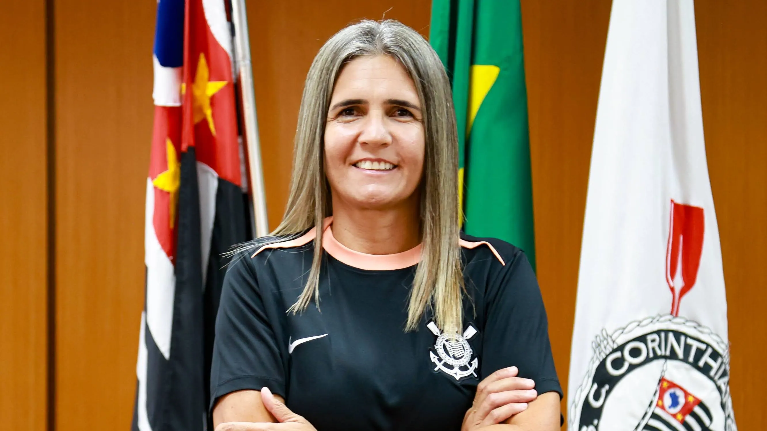 Emily Lima é apresentada como nova treinadora do Corinthians feminino