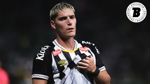 Rollheiser jogador do Santos. Foto: Ettore Chiereguini/AGIF