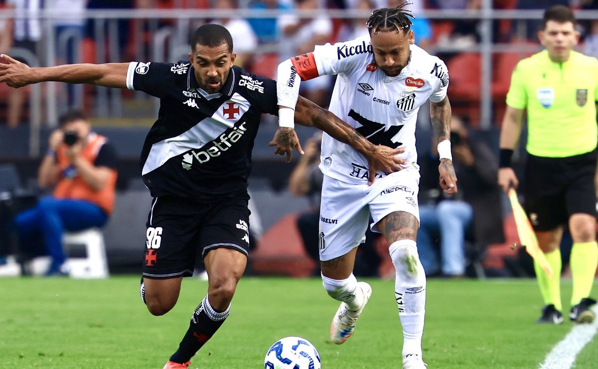 Santos x Vasco: Inteligência Artificial prevê gol de Neymar e empate na Vila Belmiro