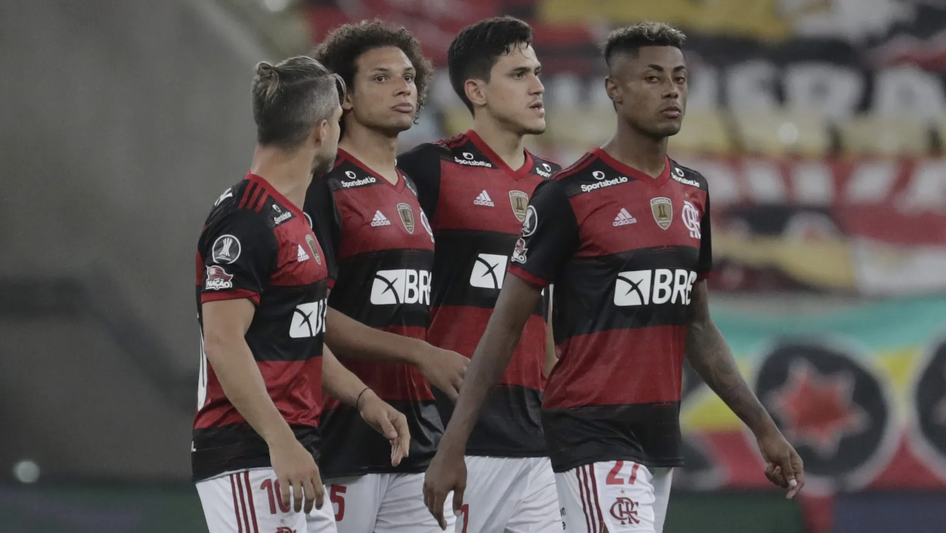 Jogadores do Flamengo
