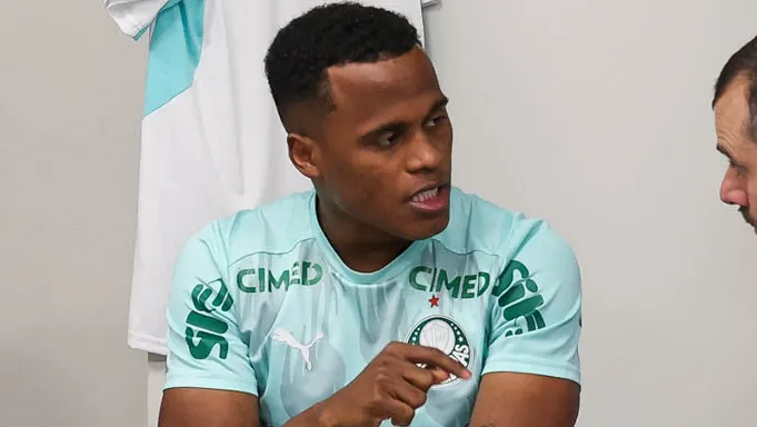 Jhon Arias. Foto: Cesar Greco/Palmeiras