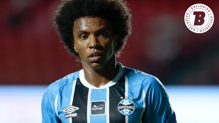 Willian jogador do Grêmio durante partida contra o São Paulo no estádio Morumbi pelo campeonato Brasileiro A 2026. Foto: Marcello Zambrana/AGIF