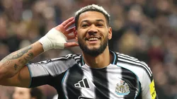 Joelinton durante partida de ontem (24) na Champions. Foto: Carl Recine/Getty Images