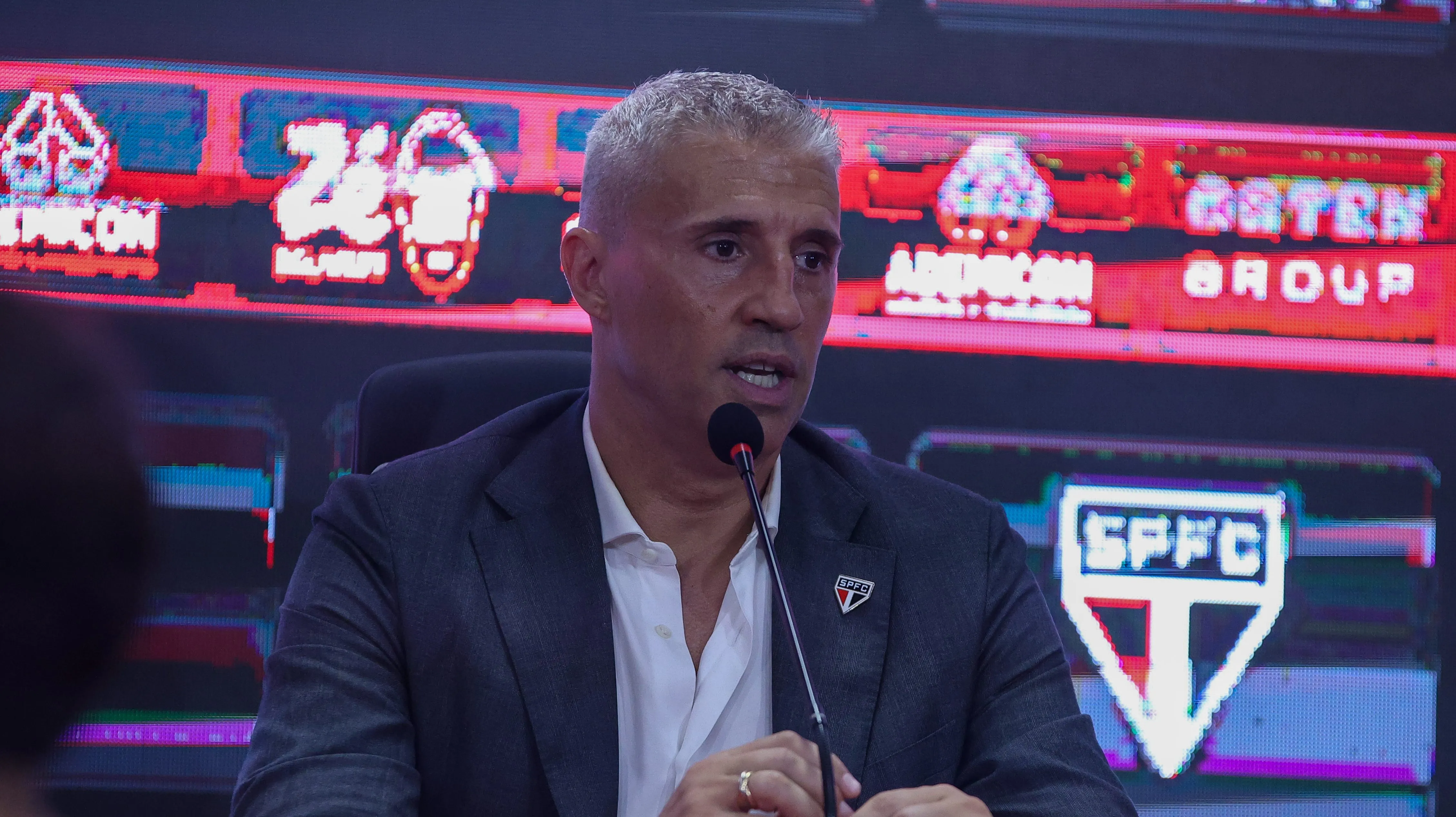 Crespo no São Paulo. Foto: Marcio Jose/AGIF