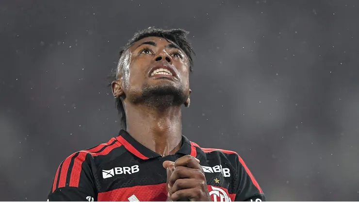 - Bruno Henrique jogador do Flamengo durante partida contra o Vasco
