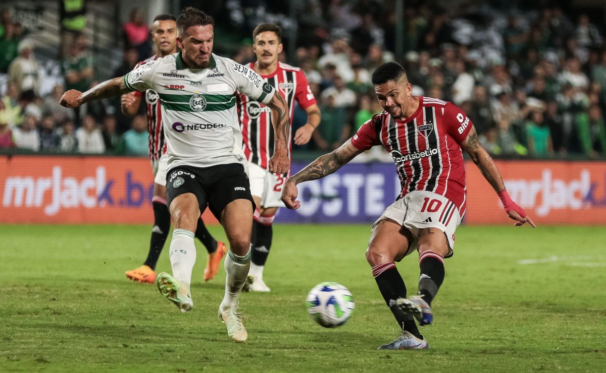 São Paulo não perde para o Coritiba, próximo adversário no Brasileirão, há nove anos