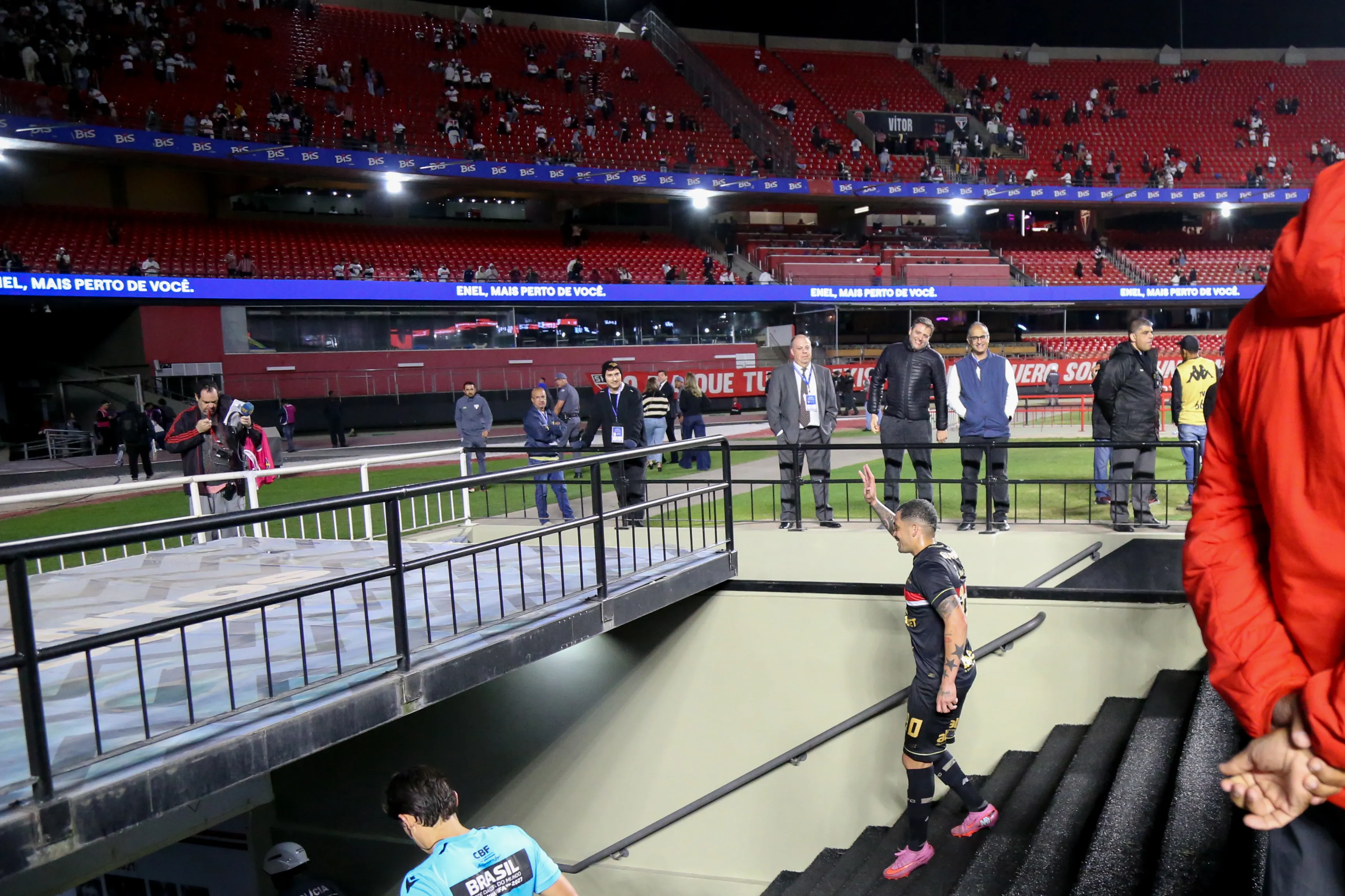 SP – SAO PAULO – 24/08/2025 – BRASILEIRO A 2025, SAO PAULO X ATLETICO-MG – Luciano jogador do Sao Paulo durante a partida contra o Atletico no estadio Morumbis em Sao Paulo (SP), pelo campeonato Brasileiro A 2025. Foto: Marlon Costa/AGIF