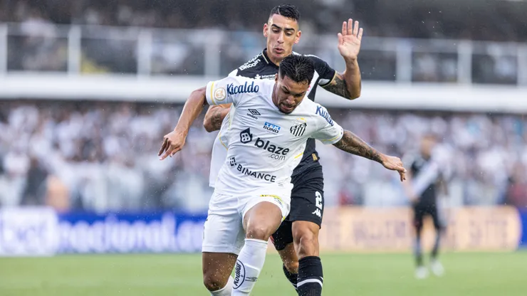 Último duelo entre Santos e Vasco na Vila aconteceu em 2023. Foto: Abner Dourado/AGIF
