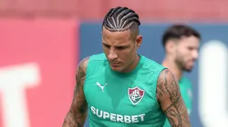 Guilherme Arana jogador do Fluminense durante treinamento