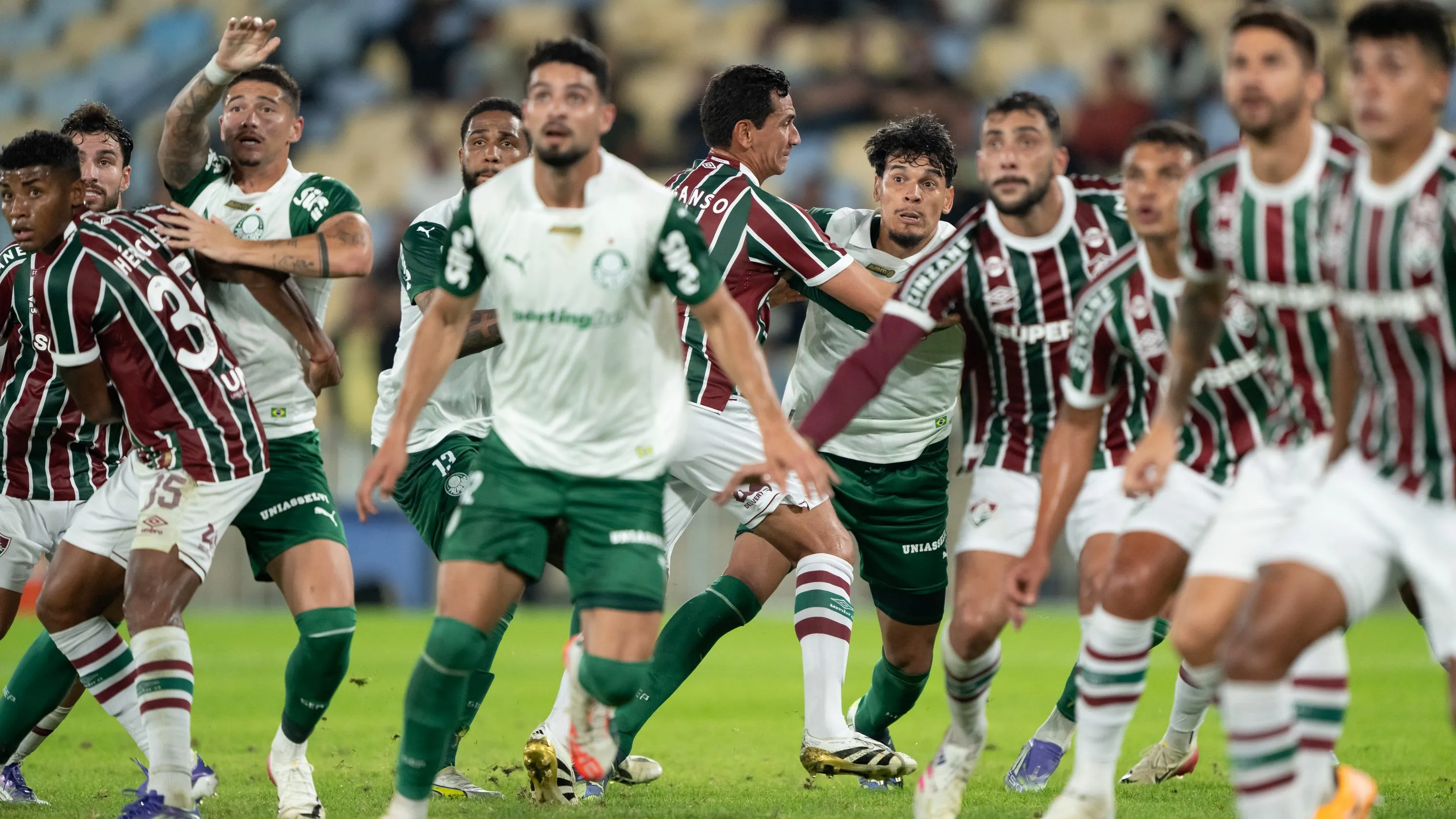 Palmeiras X Fluminense. Foto: Jorge Rodrigues/AGIF