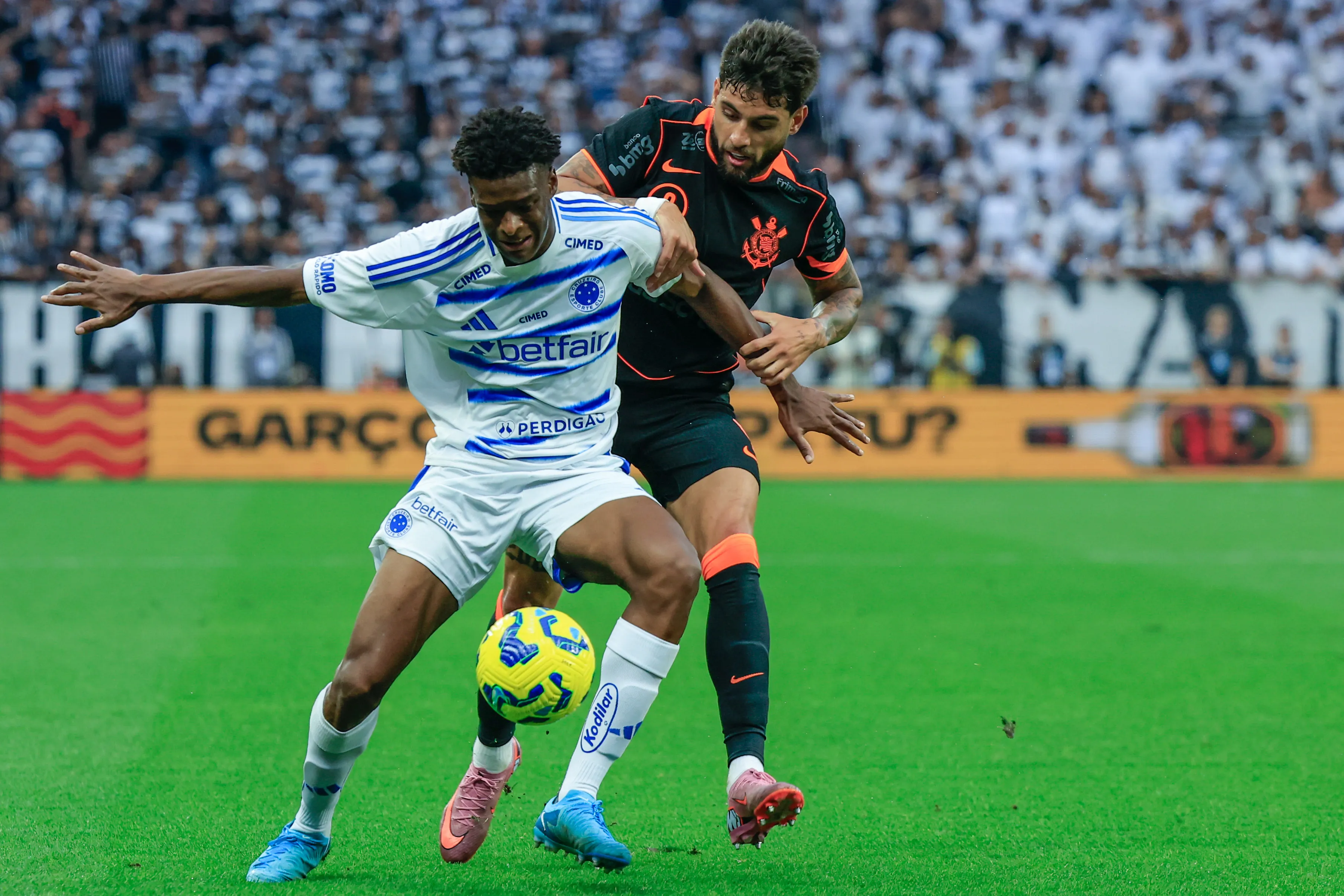 O jogo de volta da Copa do Brasil aconteceu na Arena Corinthians. Foto: Marcello Zambrana/AGIF