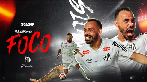 A trajetória de Moisés, ponta-esquerda contratado pelo Santos no início de 2026 – Foto: Jota Erre/AGIF