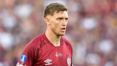 Rodrigo Castillo, atacante do Lanús-ARG – Foto: Christian Alvarenga/Getty Images