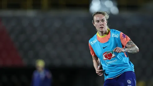 Maiara com a Seleção Feminina. Foto: Lívia Villas Boas/CBF