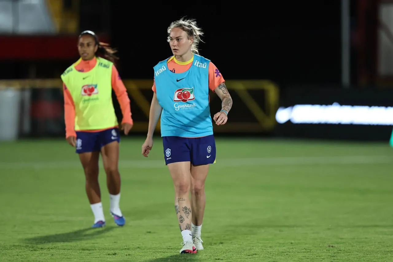 Maiara com a Seleção. Foto: Lívia Villas Boas/CBF