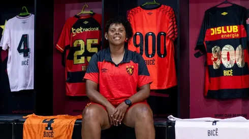 Jogadora Bicê. Foto: Igor Cysneiros/Sport