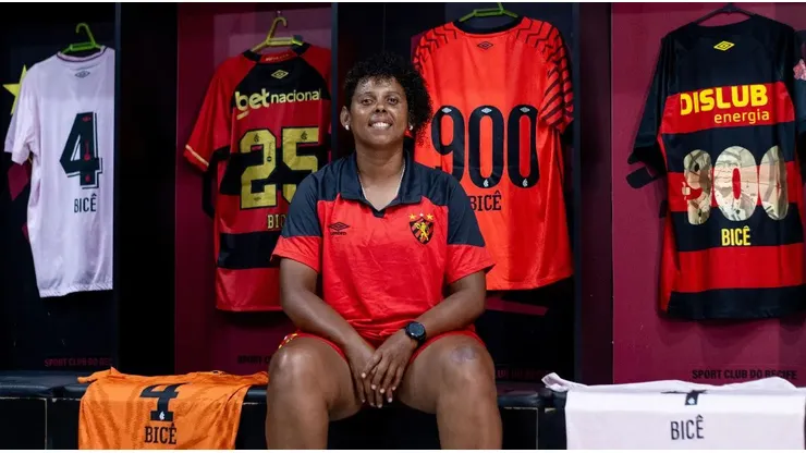 Jogadora Bicê. Foto: Igor Cysneiros/Sport