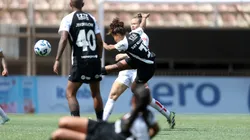 SP - SAO PAULO - 24/08/2025 - BRASILEIRO FEMININO A 2025, SAO PAULO X CORINTHIANS - Day Rodriguez jogadora do Corinthians comemora seu gol durante a partida contra o Sao Paulo no estadio Mercado Livre Pacaembu em Sao Paulo (SP), pelo campeonato Brasileiro Feminino A1 2025. Foto: Marlon Costa/AGIF
