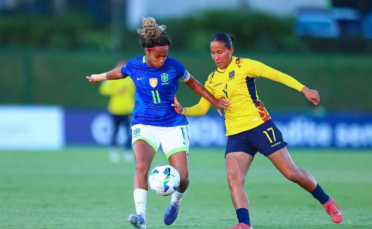 Brasil empata com Equador e decisão do Sul-Americano Feminino Sub-20 fica para última rodada
