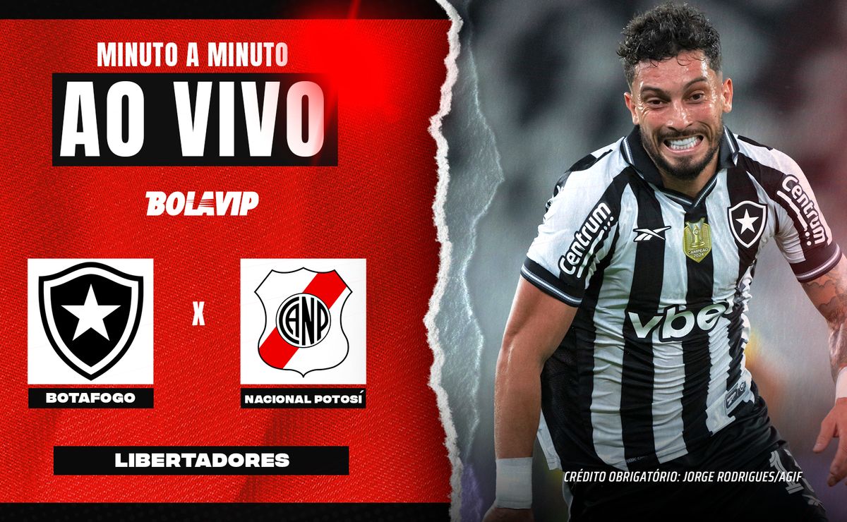 Botafogo x Nacional Potosí AO VIVO – Onde assistir jogo em tempo real pela Copa Libertadores