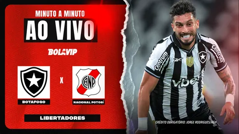Botafogo x Nacional Potosí (BOL) pela Copa Libertadores. Foto: Jorge Rodrigues/AGIF