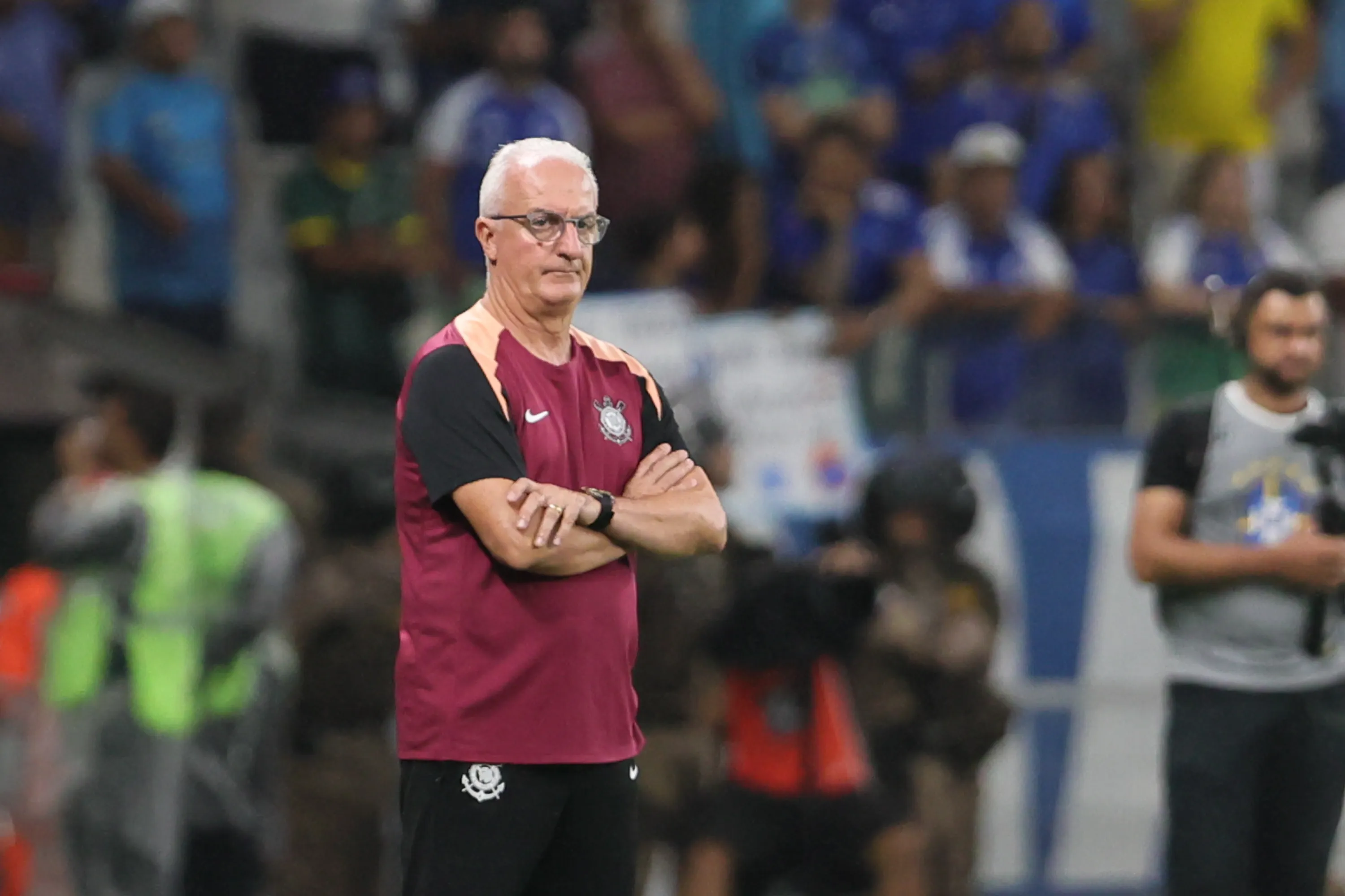 Dorival Junior tecnico do Corinthians durante partida contra o Cruzeiro no estadio Mineirao pelo campeonato Brasileiro A 2026. Foto: Gilson Lobo/AGIF