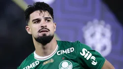 SP - BARUERI - 25/02/2026 - BRASILEIRO A 2026, PALMEIRAS X FLUMINENSE - Flaco Lopez jogador do Palmeiras durante partida contra o Fluminense no estadio Arena Barueri pelo campeonato Brasileiro A 2026. Foto: Marcello Zambrana/AGIF