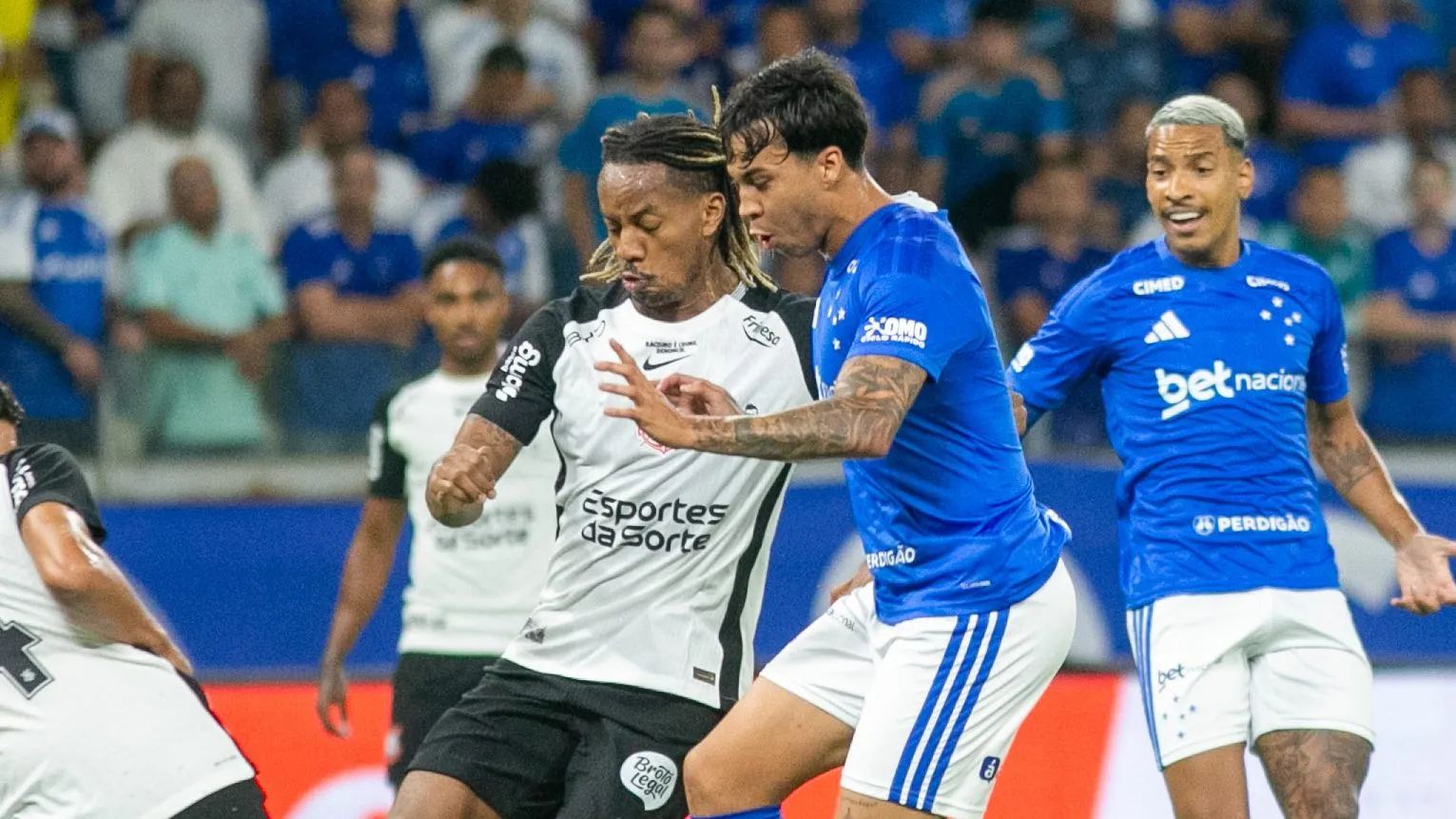 Cruzeiro x Corinthians. Foto: Fernando Moreno/AGIF