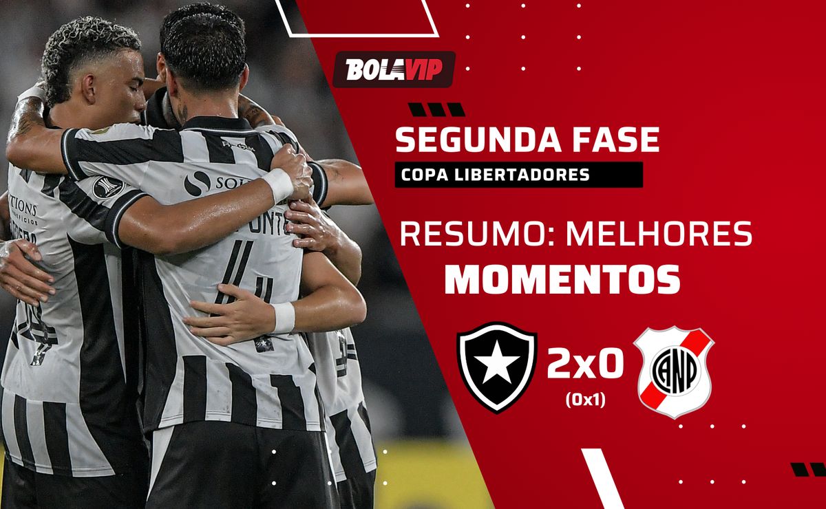 Botafogo 2 x 0 Nacional Potosí: resumo completo e gols da classificação alvinegra na Copa Libertadores