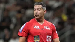 O árbitro Felipe Fernandes de Lima durante partida no estádio Arena MRV pelo campeonato Mineiro 2026.