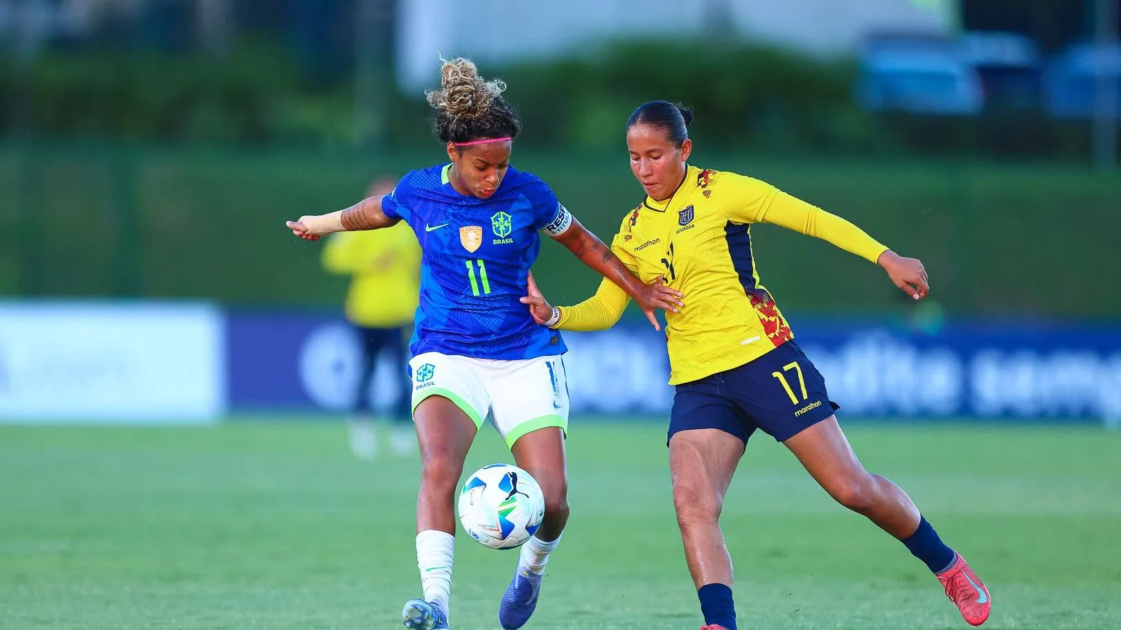 Brasil e Equador em jogo do Sul-Americano Feminino Sub-20