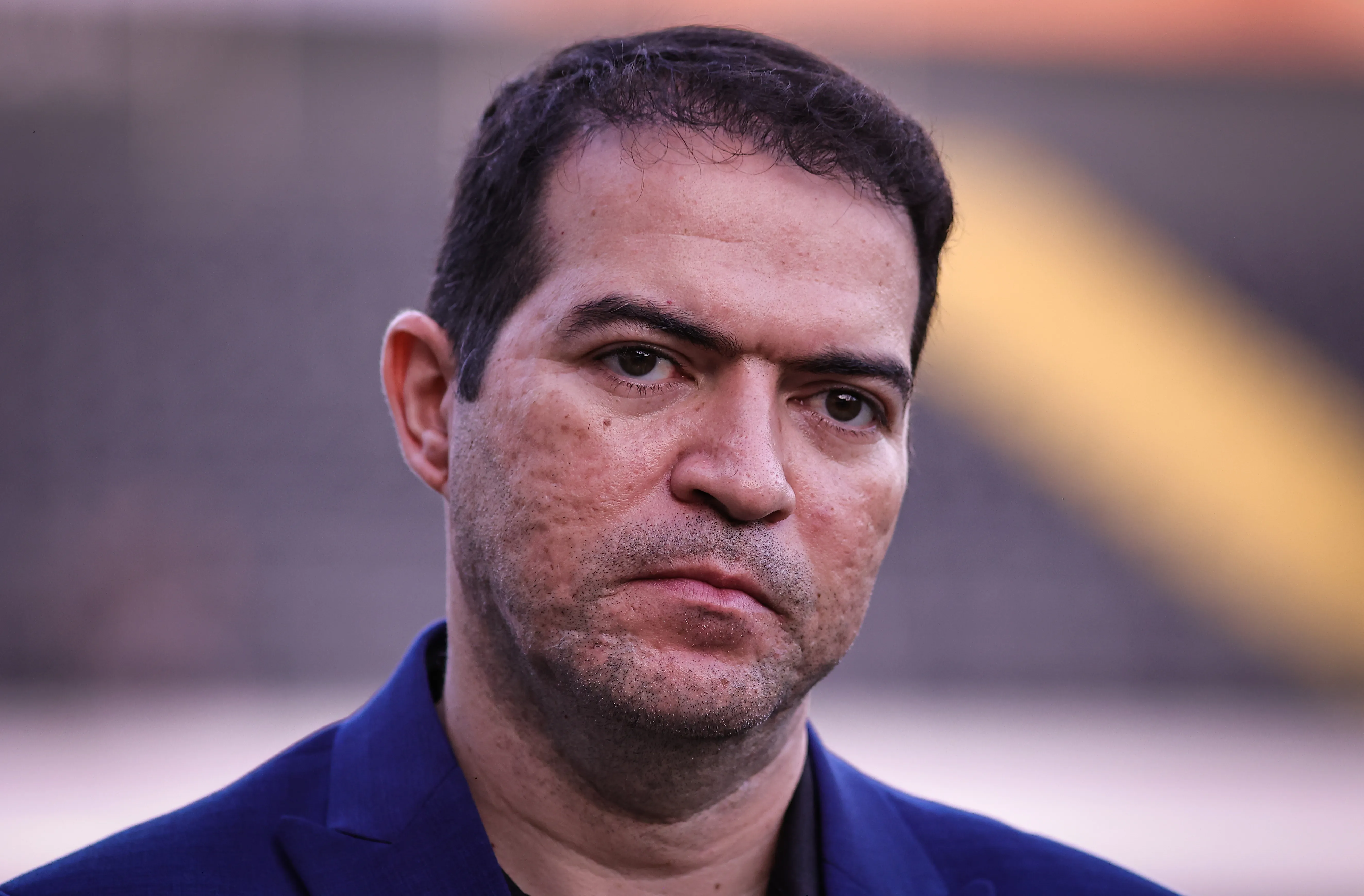 SP – SANTOS – 28/01/2026 – BRASILEIRO A 2026, CORINTHIANS X BAHIA – Marcelo Paz diretor do Corinthians durante partida contra o Bahia no estadio Vila Belmiro pelo campeonato Brasileiro A 2026.  Foto: Fabio Giannelli/AGIF