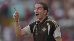 Filipe Luís pede apoio dos torcedores do Flamengo.