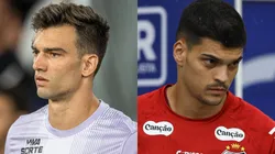 Léo Jardim vs Gabriel Brazão. Foto: Thiago Ribeiro/AGIF - Joisel Amaral/AGIF