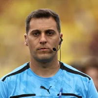 Gustavo Tejera apita Flamengo x Lanús-ARG no Maracanã