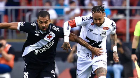 Neymar, jogador do Santos durante partida contra o Vasco no estadio Morumbi pelo campeonato Brasileiro A 2025. Foto: Marcello Zambrana/AGIF