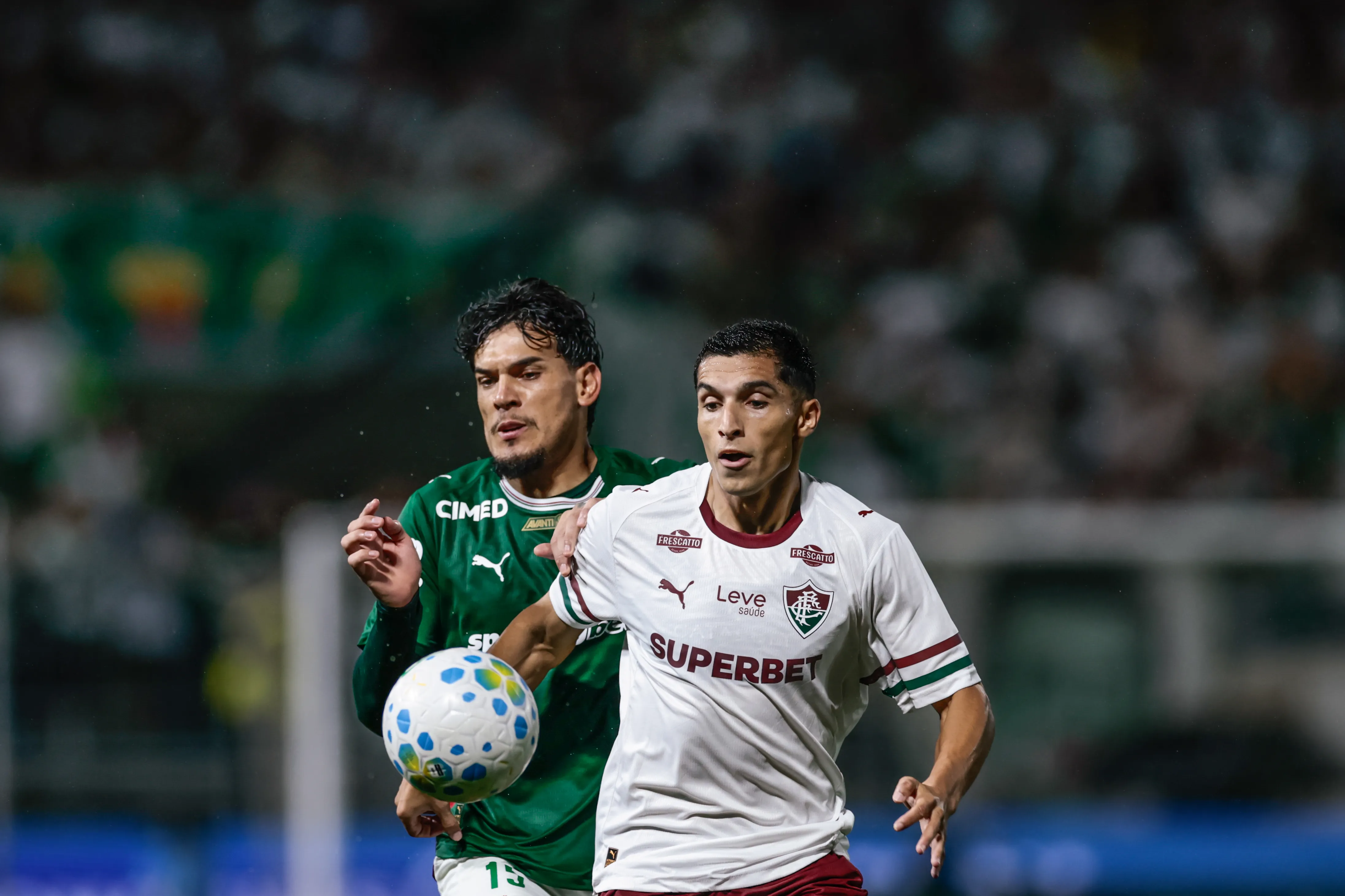 Fluminense perdeu para o Palmeiras pelo Brasileirão. Foto: Marcello Zambrana/AGIF