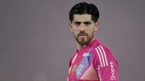 Rossi goleiro do Flamengo durante partida contra o Sport no estadio Maracana pelo campeonato Brasileiro A 2025. Foto: Thiago Ribeiro/AGIF