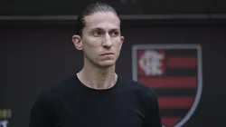 Filipe Luís, técnico do Flamengo. Foto: Mateus Bonomi/AGIF