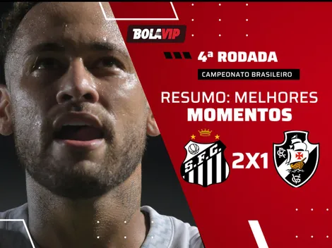 Neymar dá show, marca golaço e Santos vence o Vasco
