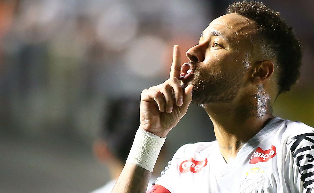 Neymar faz forte desabafo após brilhar na vitória do Santos contra o Vasco: “Falaram que era aposentado”