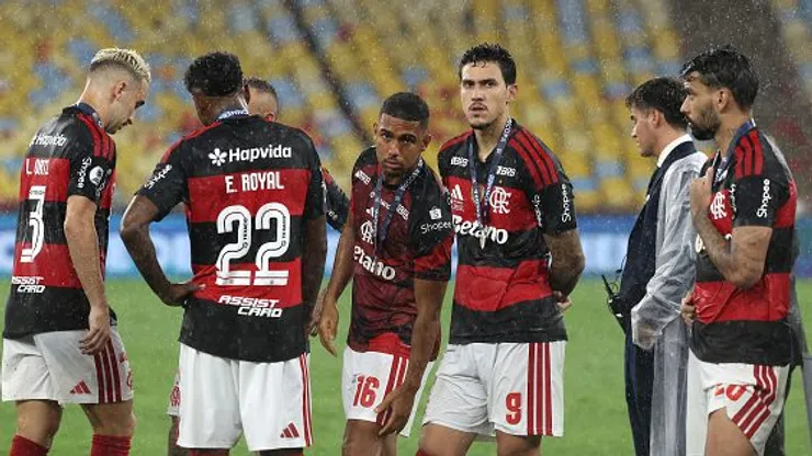 Flamengo ficou com o vice da Recopa Sul-Americana. Foto: Wagner Meier/Getty Images