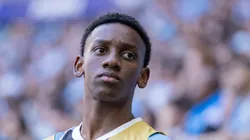 RS - PORTO ALEGRE - 13/09/2025 - BRASILEIRO A 2025, GREMIO X MIRASSOL - Gabriel Mec jogador do Gremio durante partida contra o Mirassol no estadio Arena do Gremio pelo campeonato Brasileiro A 2025.