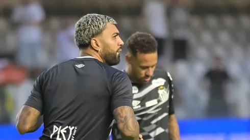 – Gabriel Barbosa virou reserva contra o Vasco